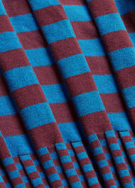 Checkerboard Knit Jumper