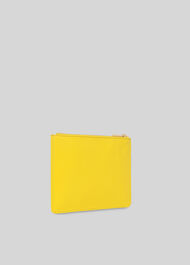 Shiny Lizard Small Clutch Yellow