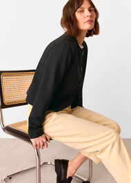 Anne Ponte Button Jacket