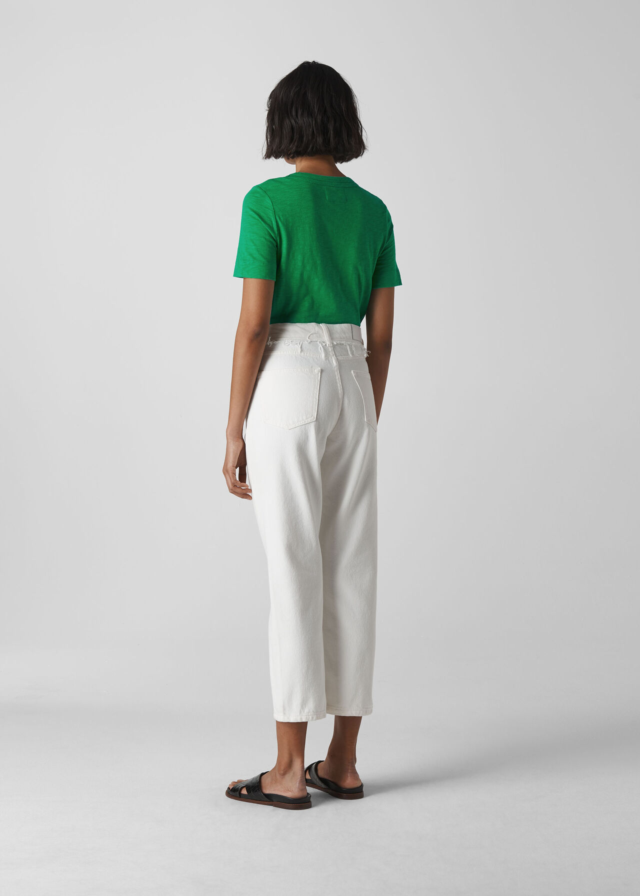 Rosa Double Trim T Shirt Green