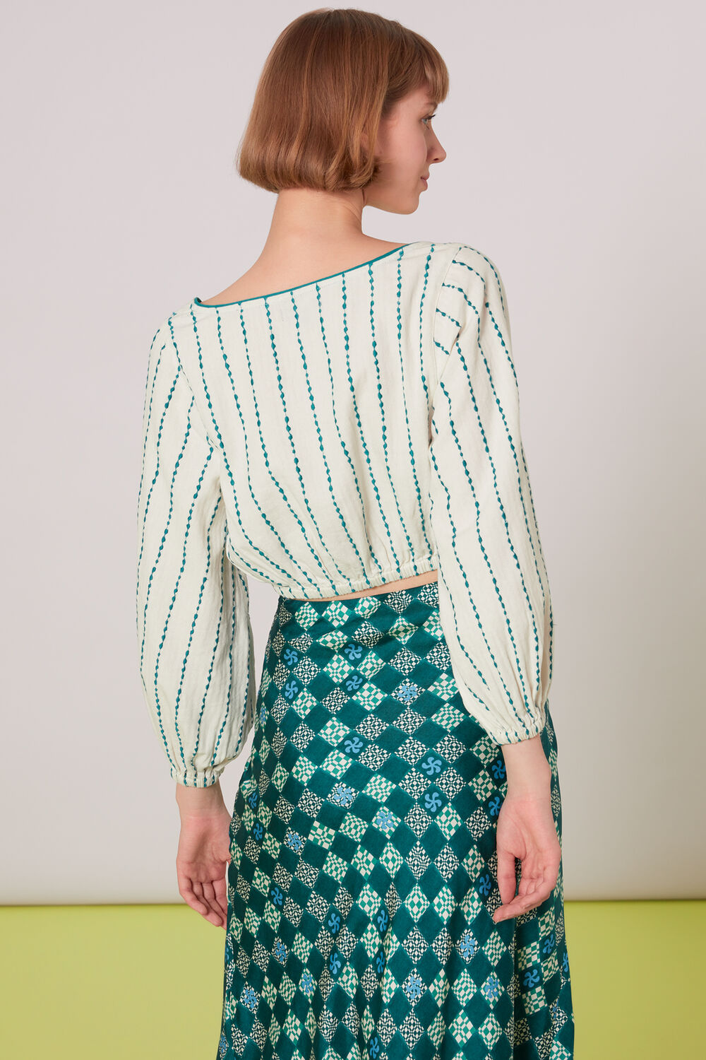 Myla Embroidered Crop Top