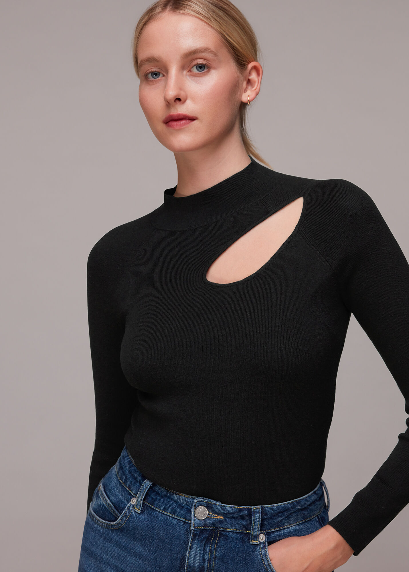 Asymmetrical cut sales out tops