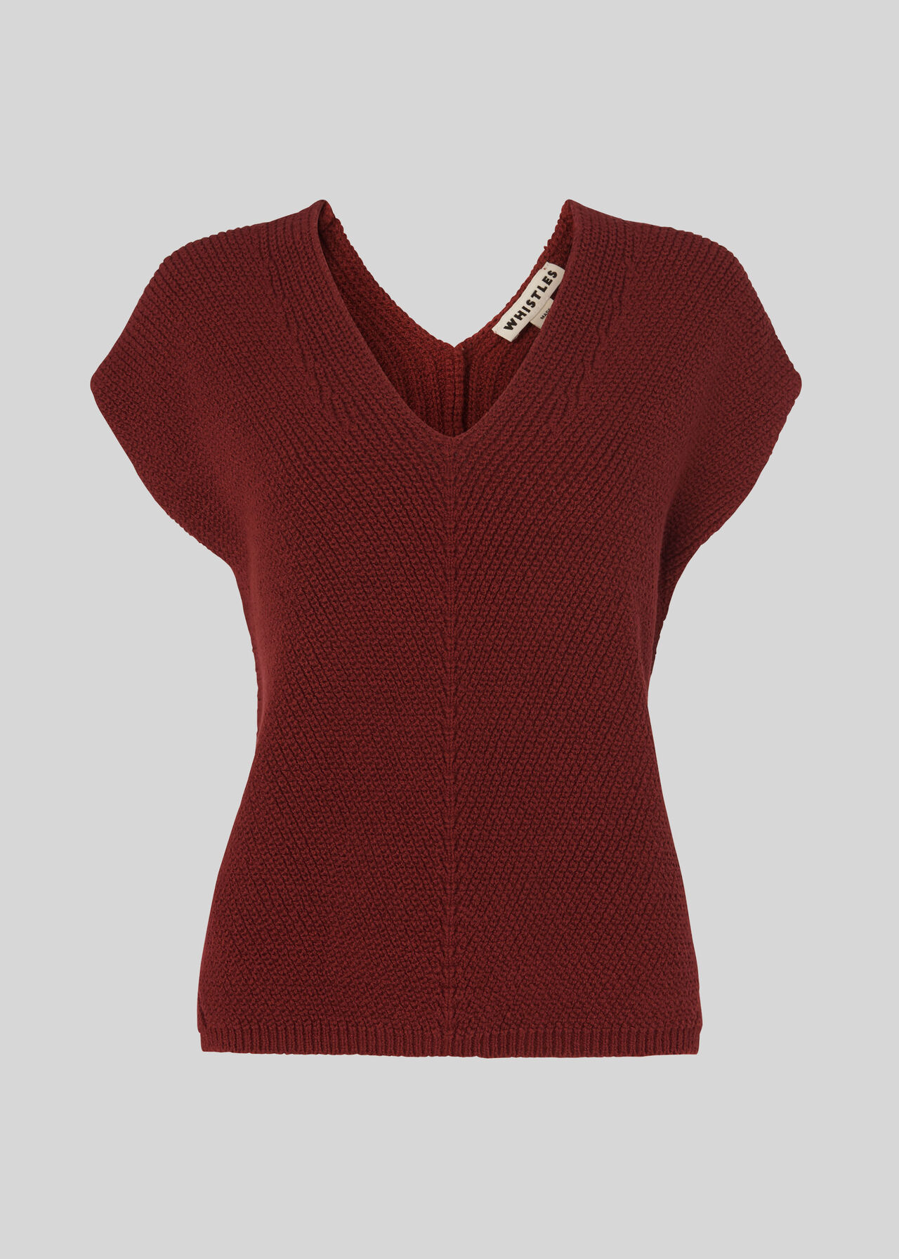 Pomona Rib Sweater Burgundy