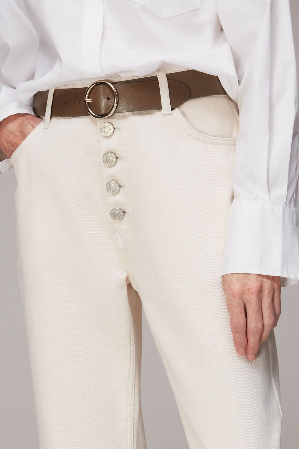 Circle Buckle Belt