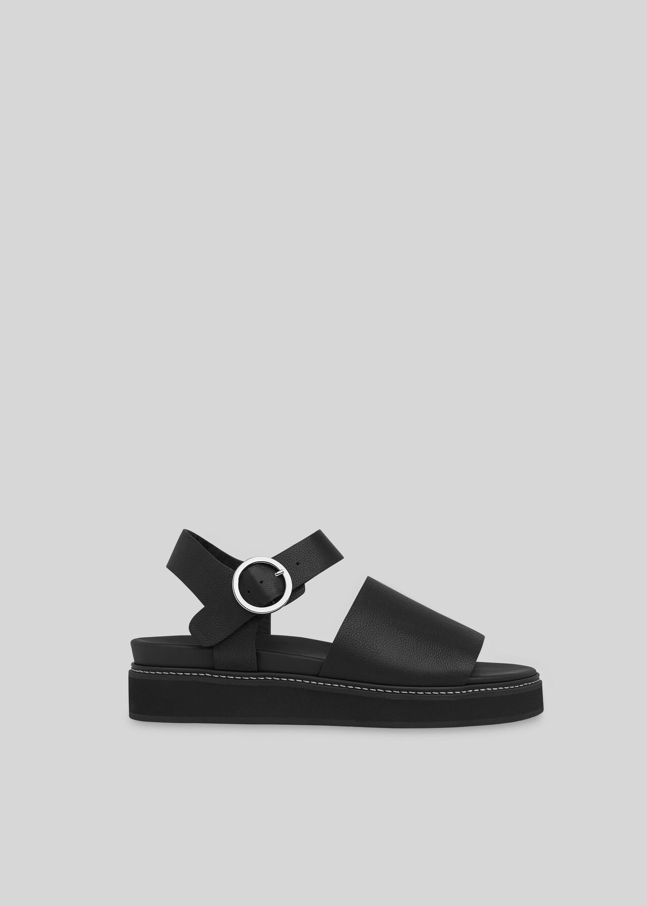 Kali Two Part Sandal Black