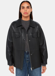 Clean Bonded Leather Jacket