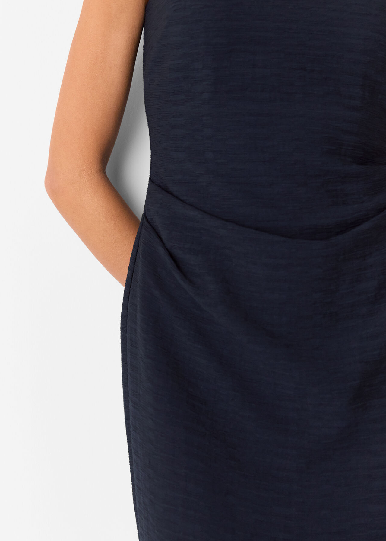 Nora Textured Midi Dress