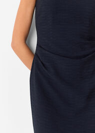 Nora Textured Midi Dress
