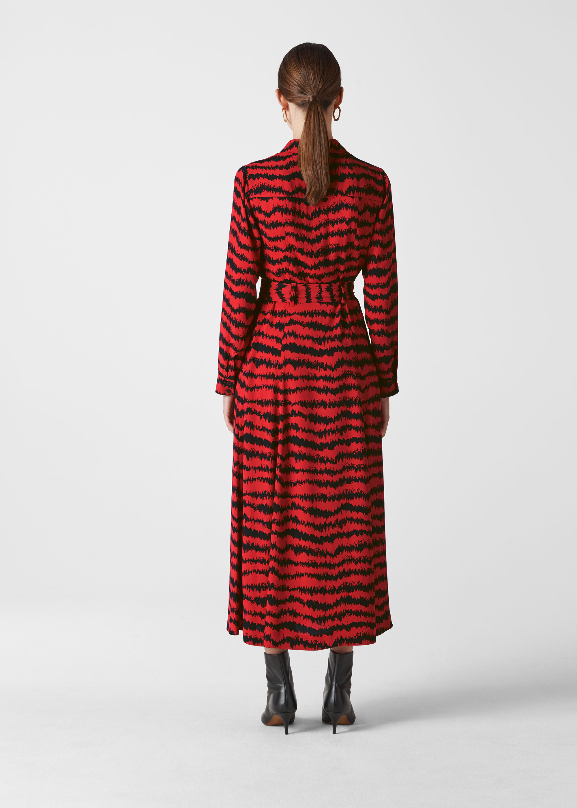 Red Multi Milla Animal Utility Dress WHISTLES