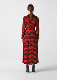 Milla Animal Utility Dress Red/Multi