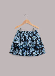 Daisy Print Ra Ra Skirt