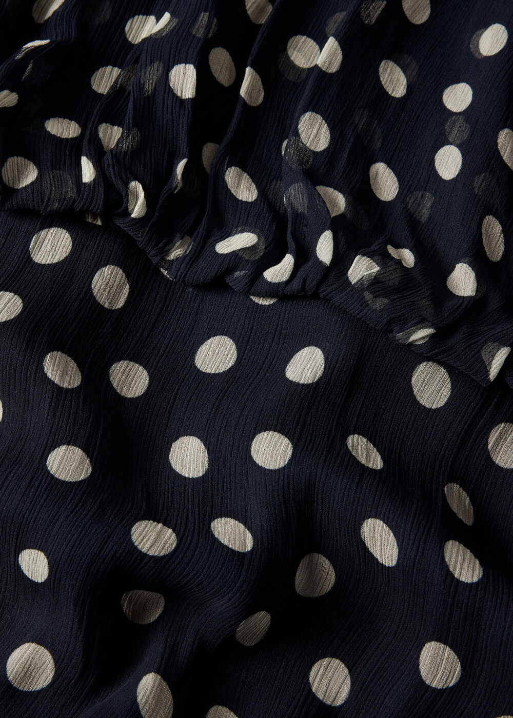Polka Dot Print Midi Dress