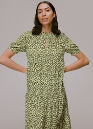 Buttercup Floral Trapeze Dress