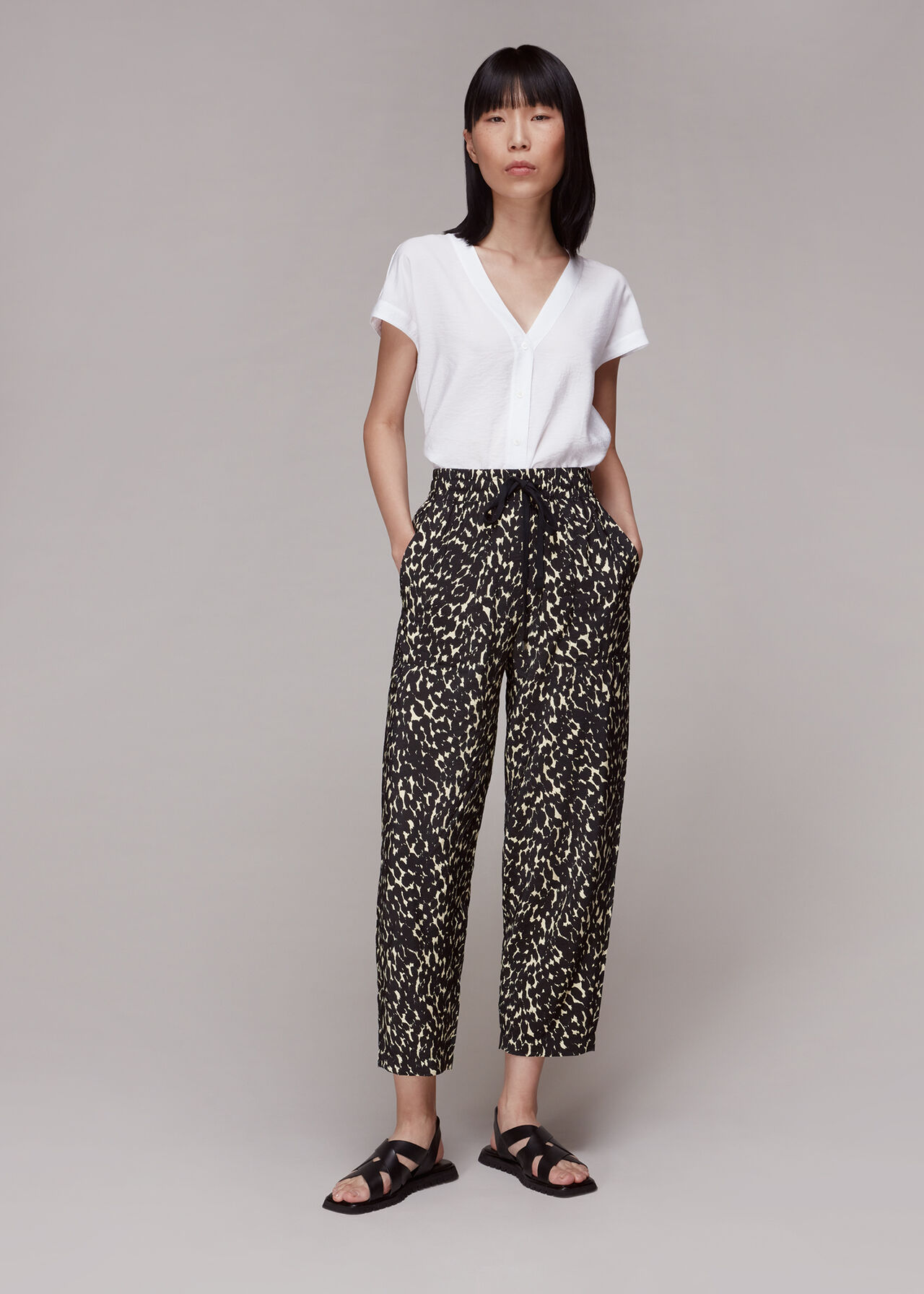 Sahara Cat Printed Trouser