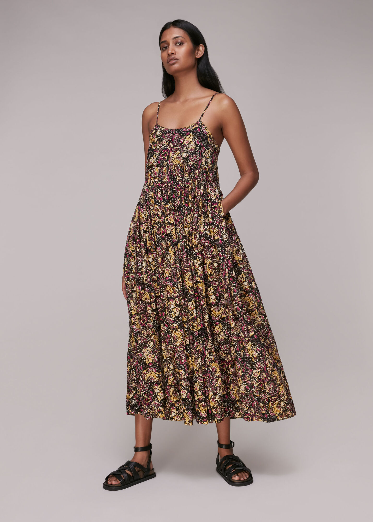 Pink/Multi Batik Carmen WHISTLES