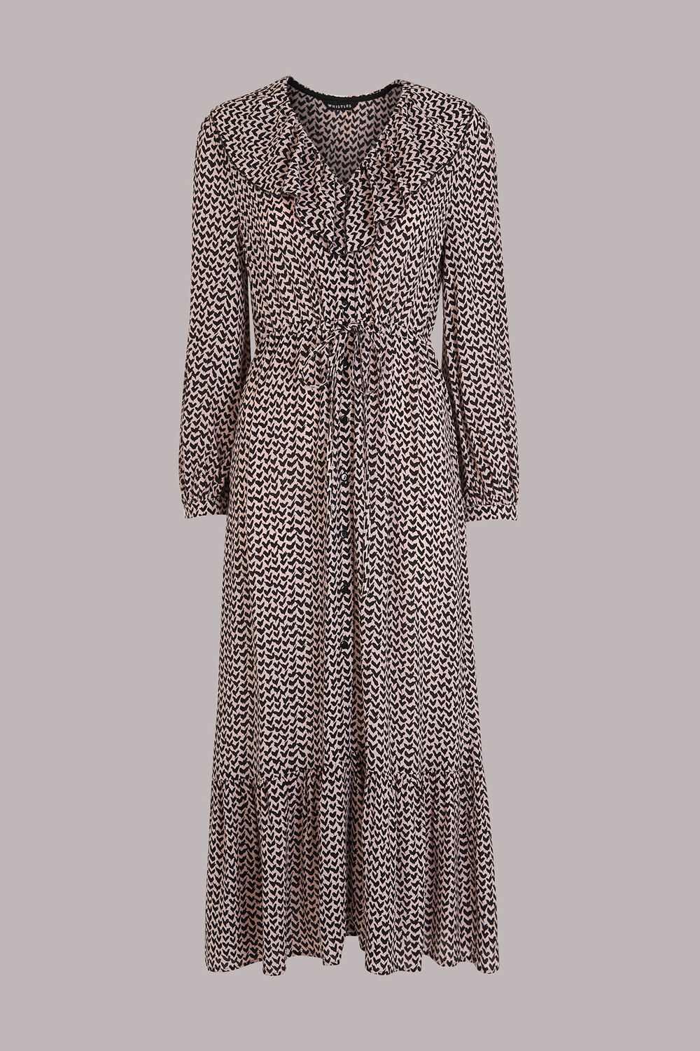 Abstract Heart Print Dress