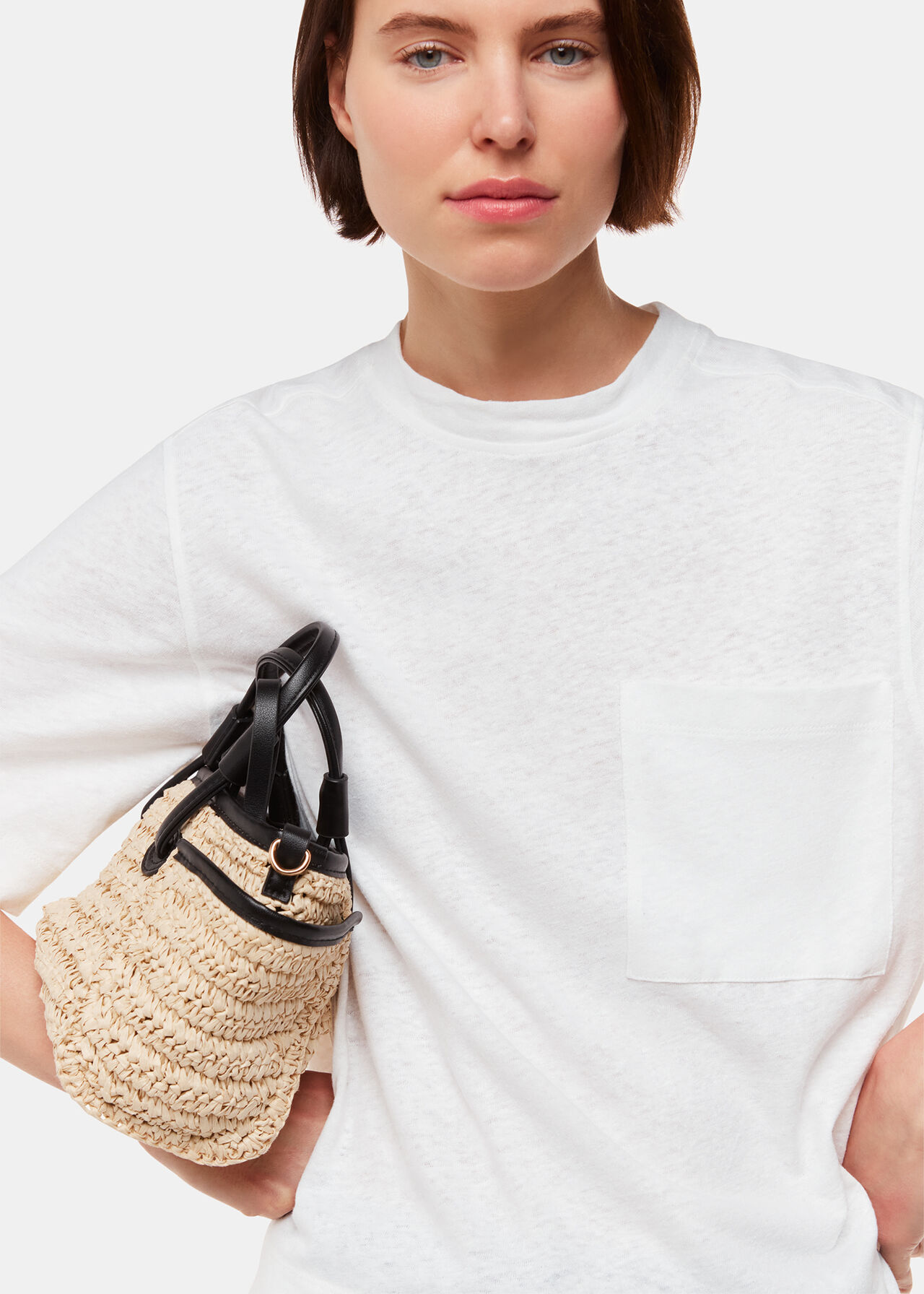 Linen Pocket Blend Tee