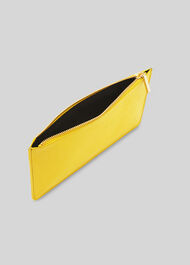 Shiny Lizard Small Clutch Yellow