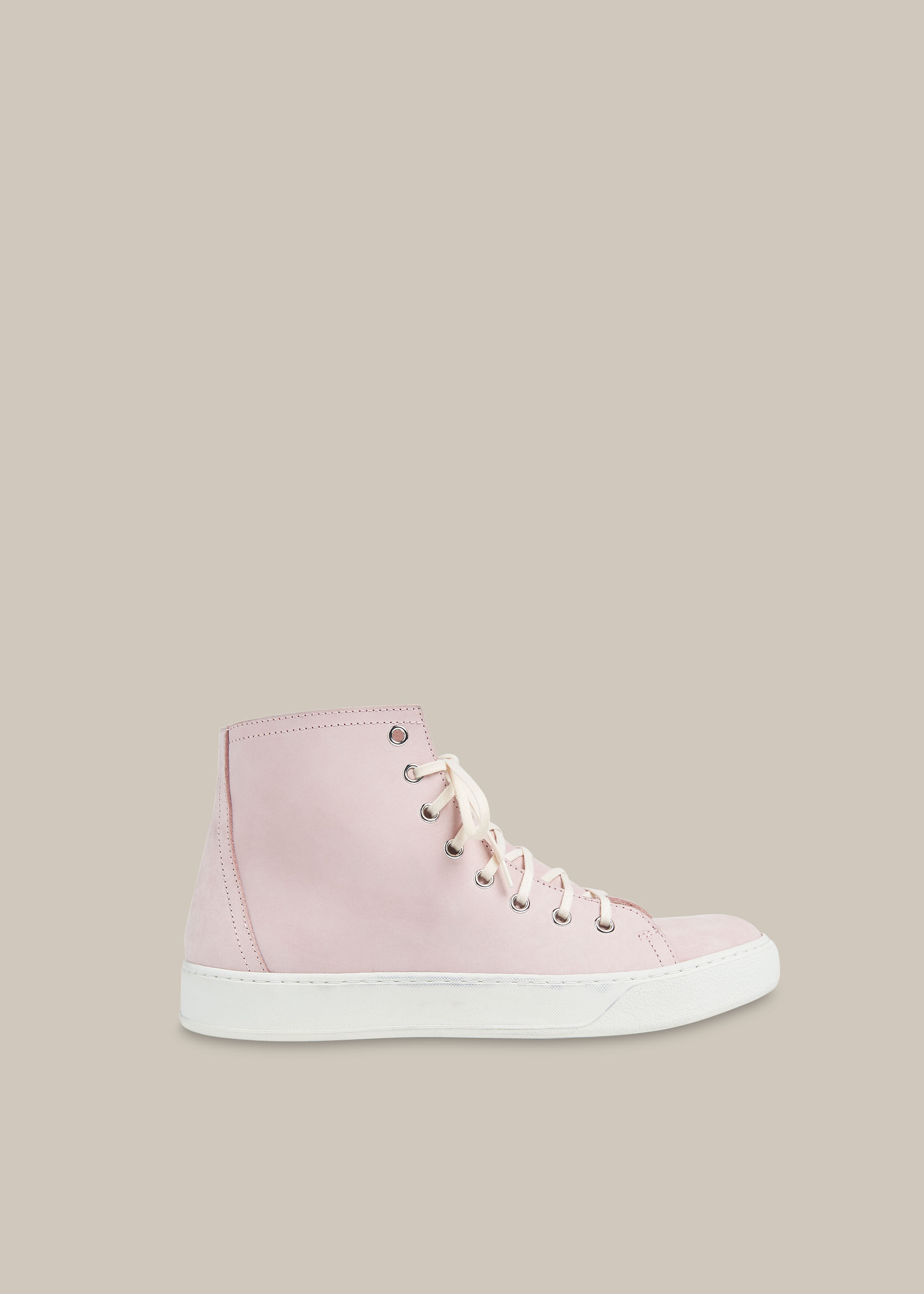 Blush pink trainers top