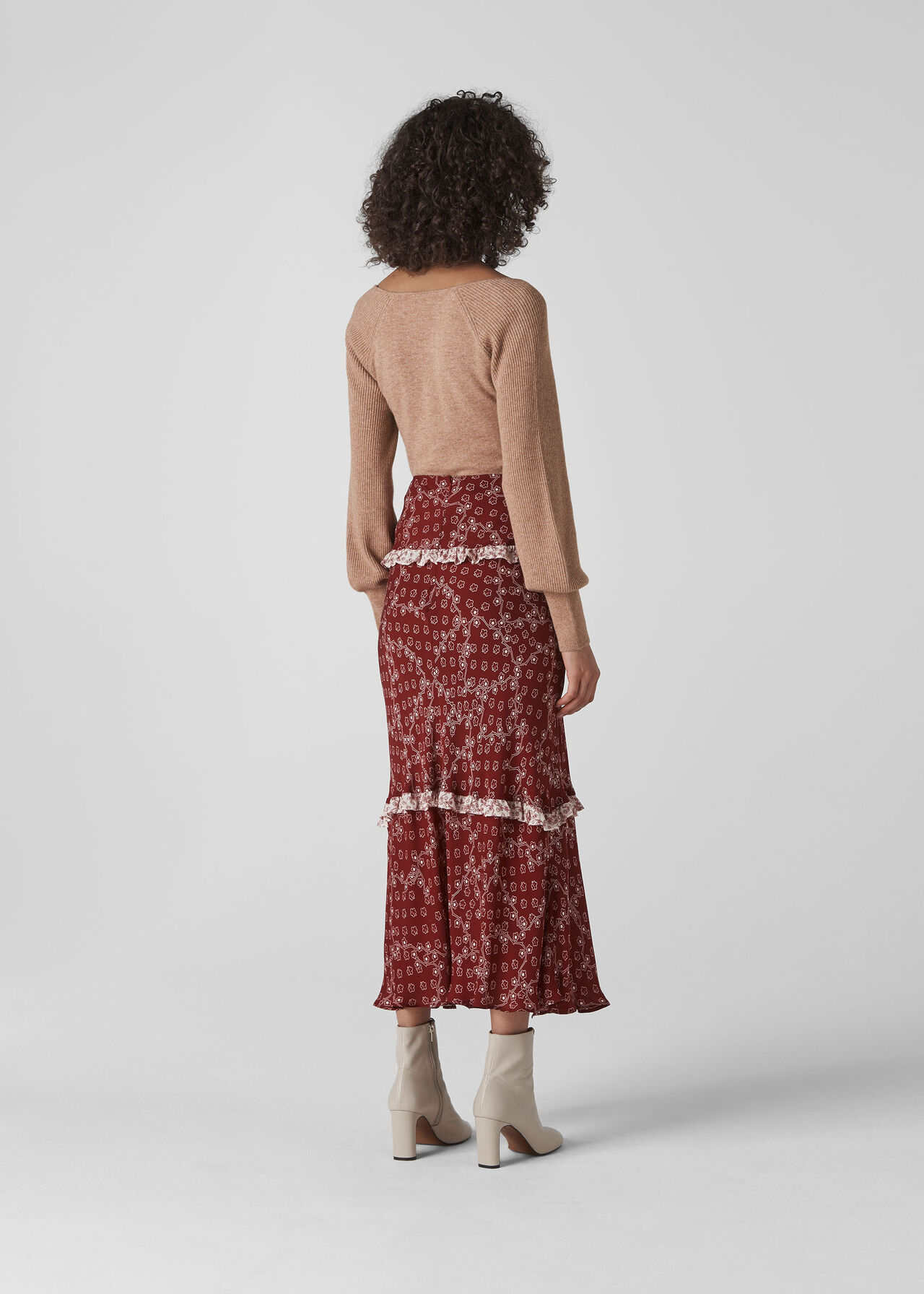 Nude Square Neck Knit WHISTLES Whistles