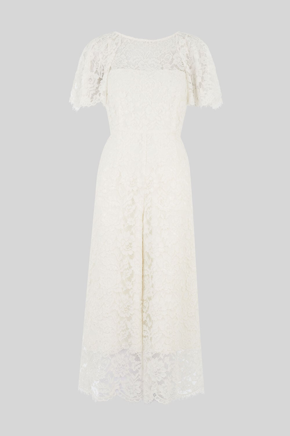 Ivory Victoria Lace Wedding Jumpsuit