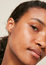 Mini Sphere Half Hoop Earring