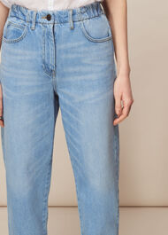 Stretch Elastic Waist Jean