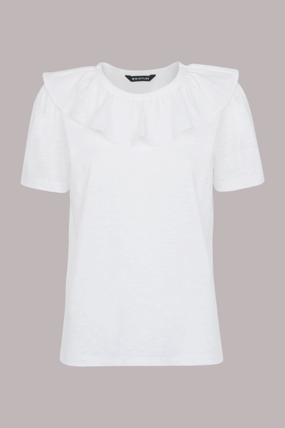 Frill Neck Collar Tee