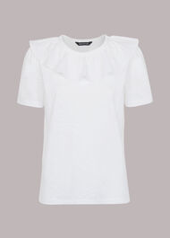 Frill Neck Collar Tee