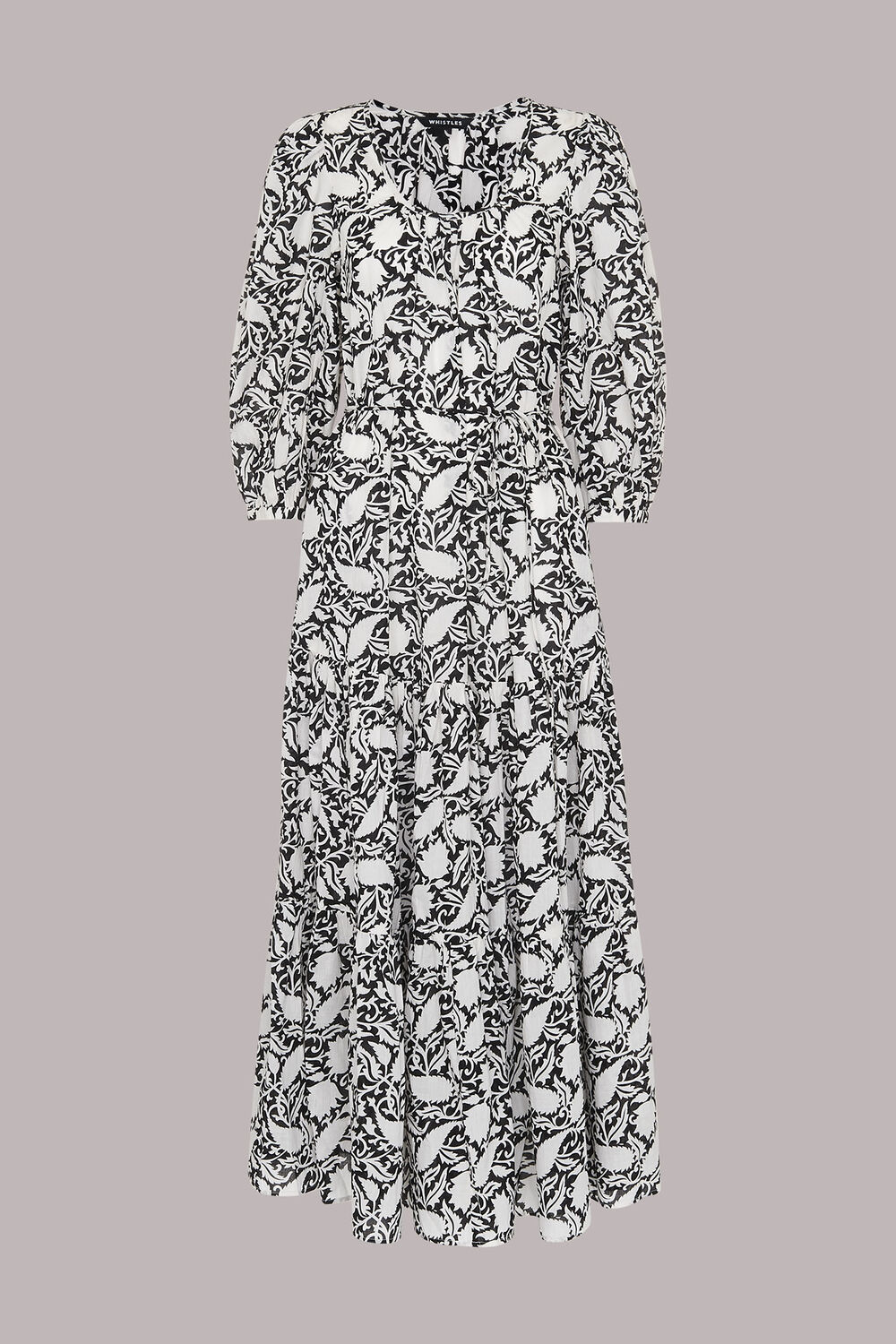 Floral Print Trapeze Dress