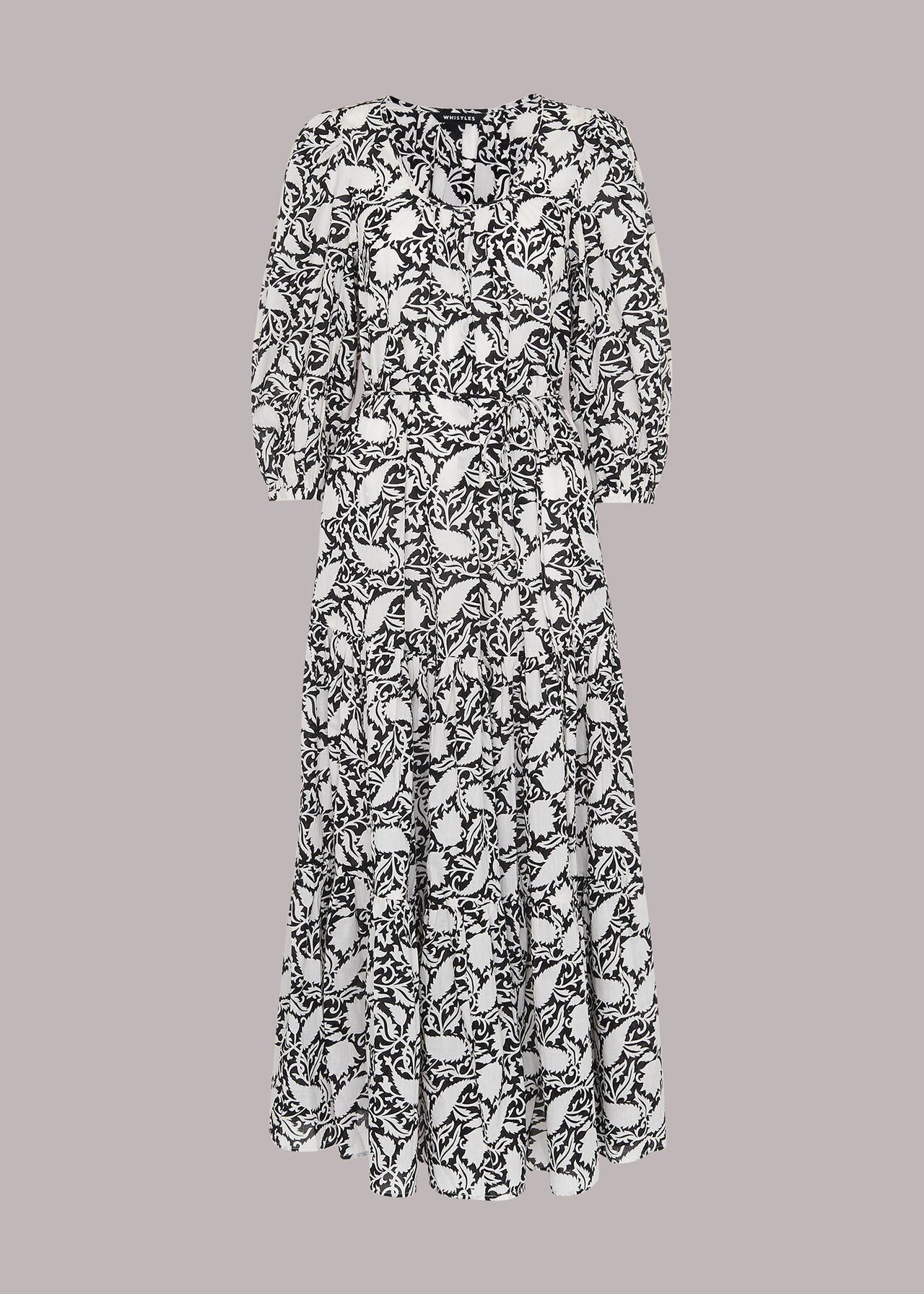 Floral Print Trapeze Dress