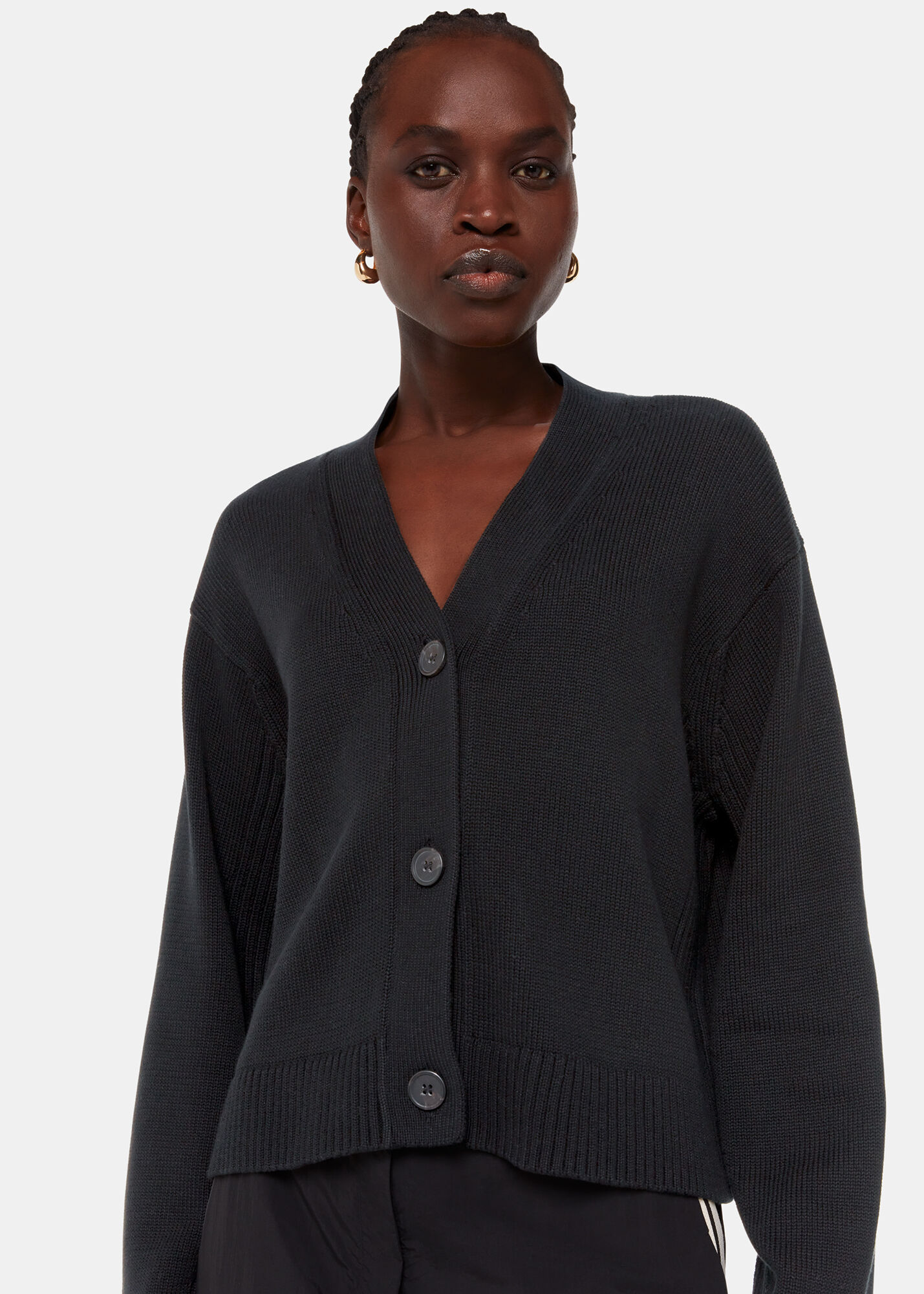 Black on sale cardigan women