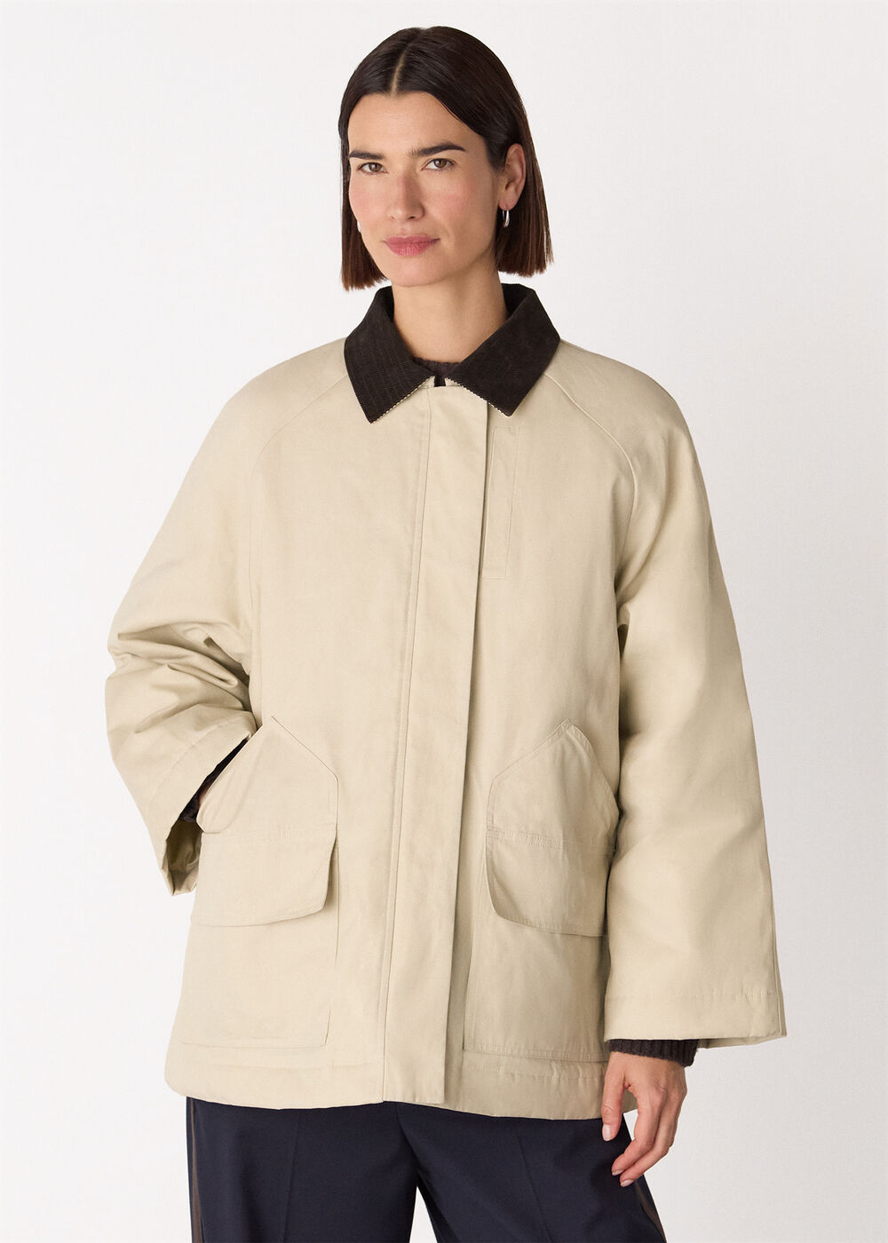 Fern Waxed Barn Jacket