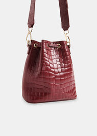 Giulia Croc Bucket Bag