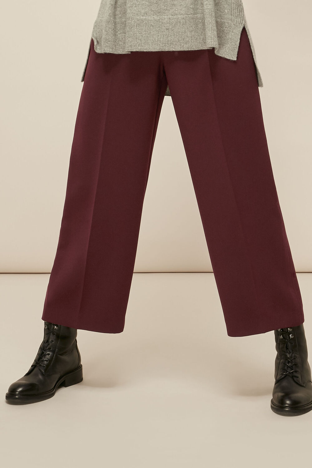Wide Leg Crop Trouser