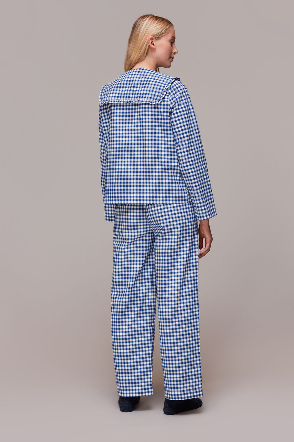 Gingham Collar Pyjamas
