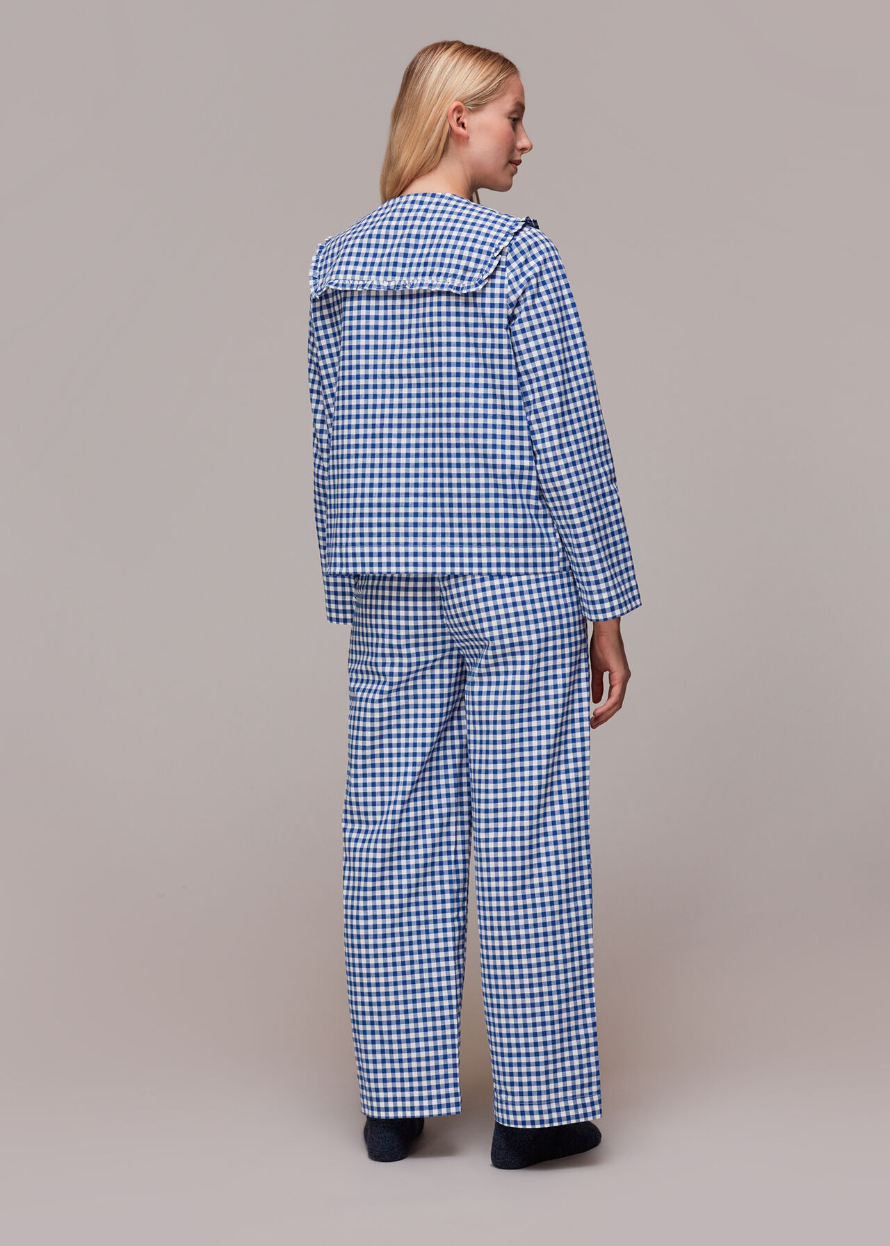 Gingham Collar Pyjamas