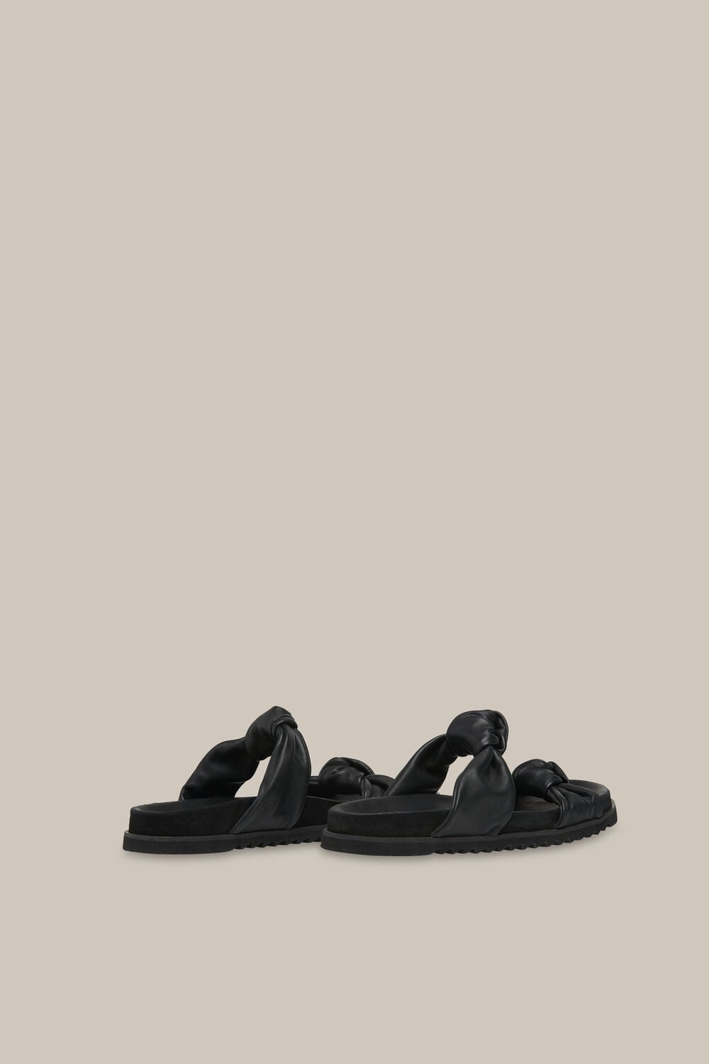 Amira Soft Knotted Slider Black
