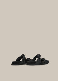 Amira Soft Knotted Slider Black