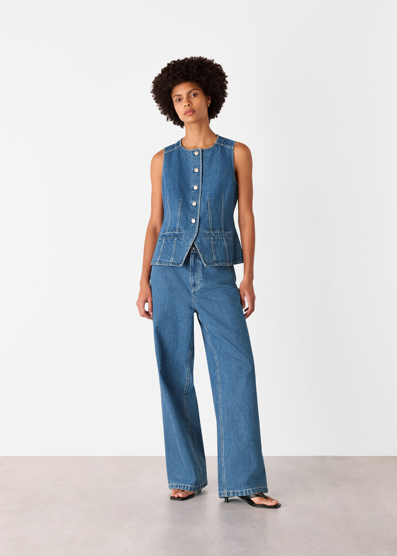 Slim Fit Cotton Waistcoat