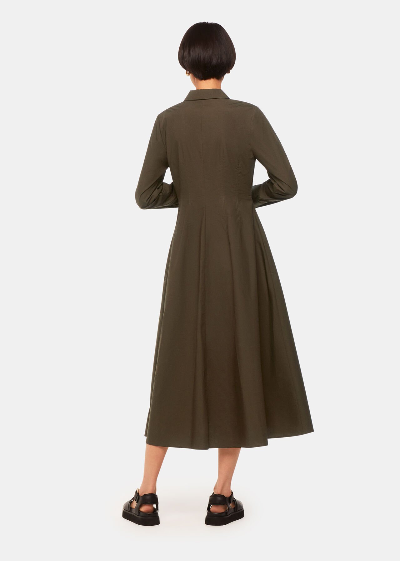 Jean Poplin Shirt Dress