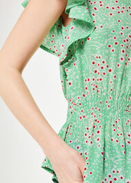 Daisy Meadow Frill Sleeve Top