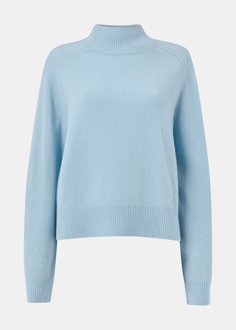 Wool Funnel Neck Knit