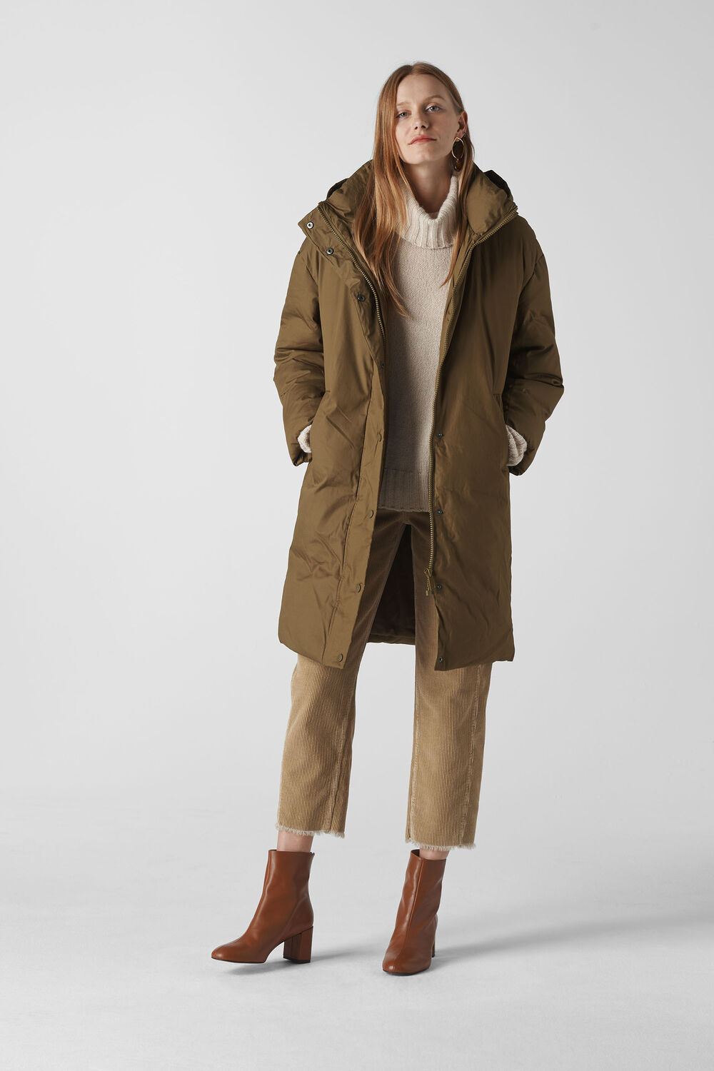 Cami Casual Puffer Khaki