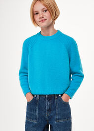 Textured Crew Neck Jumper