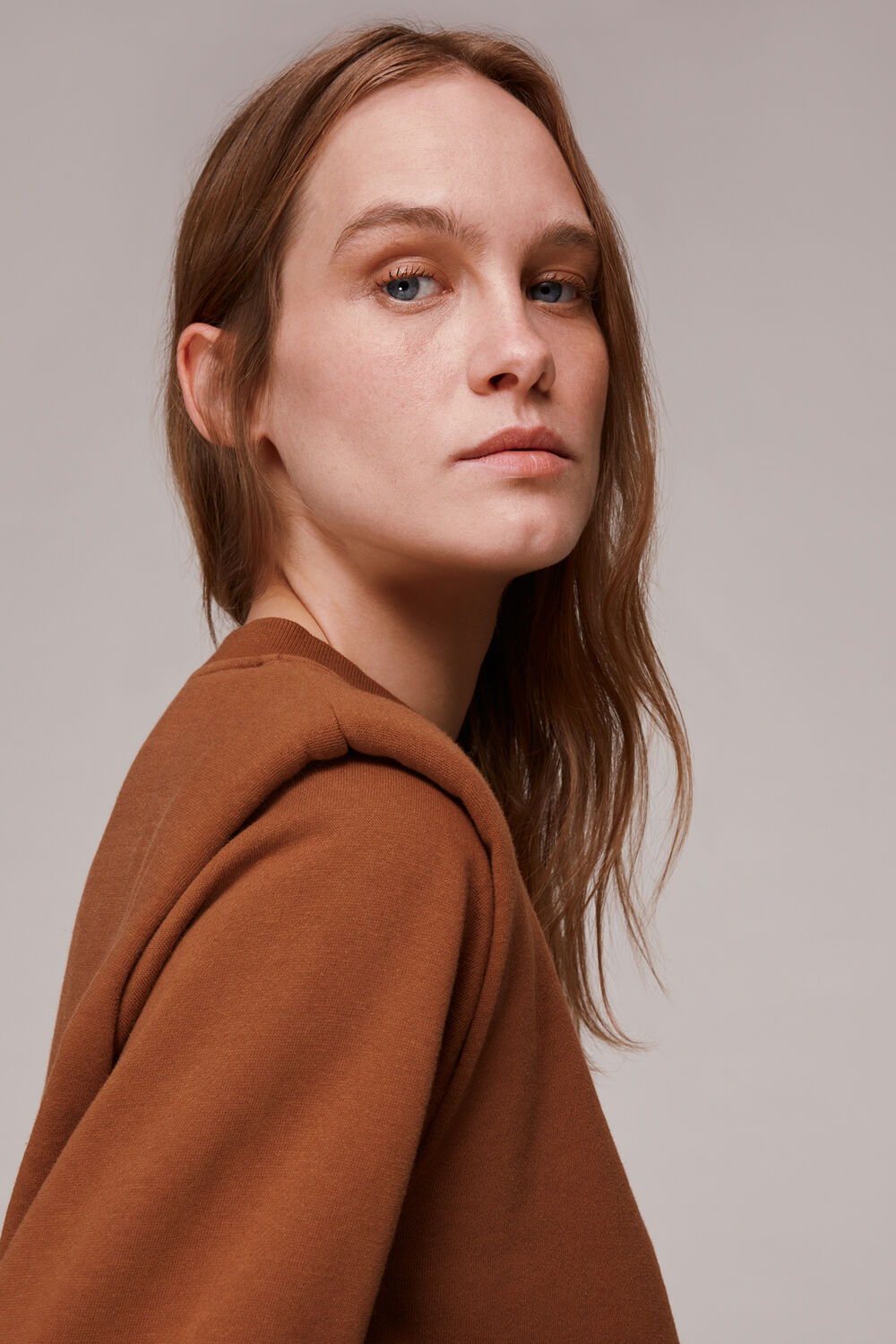 Shoulder Padded Sweat