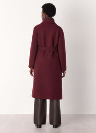 Long Belted Wool Coat