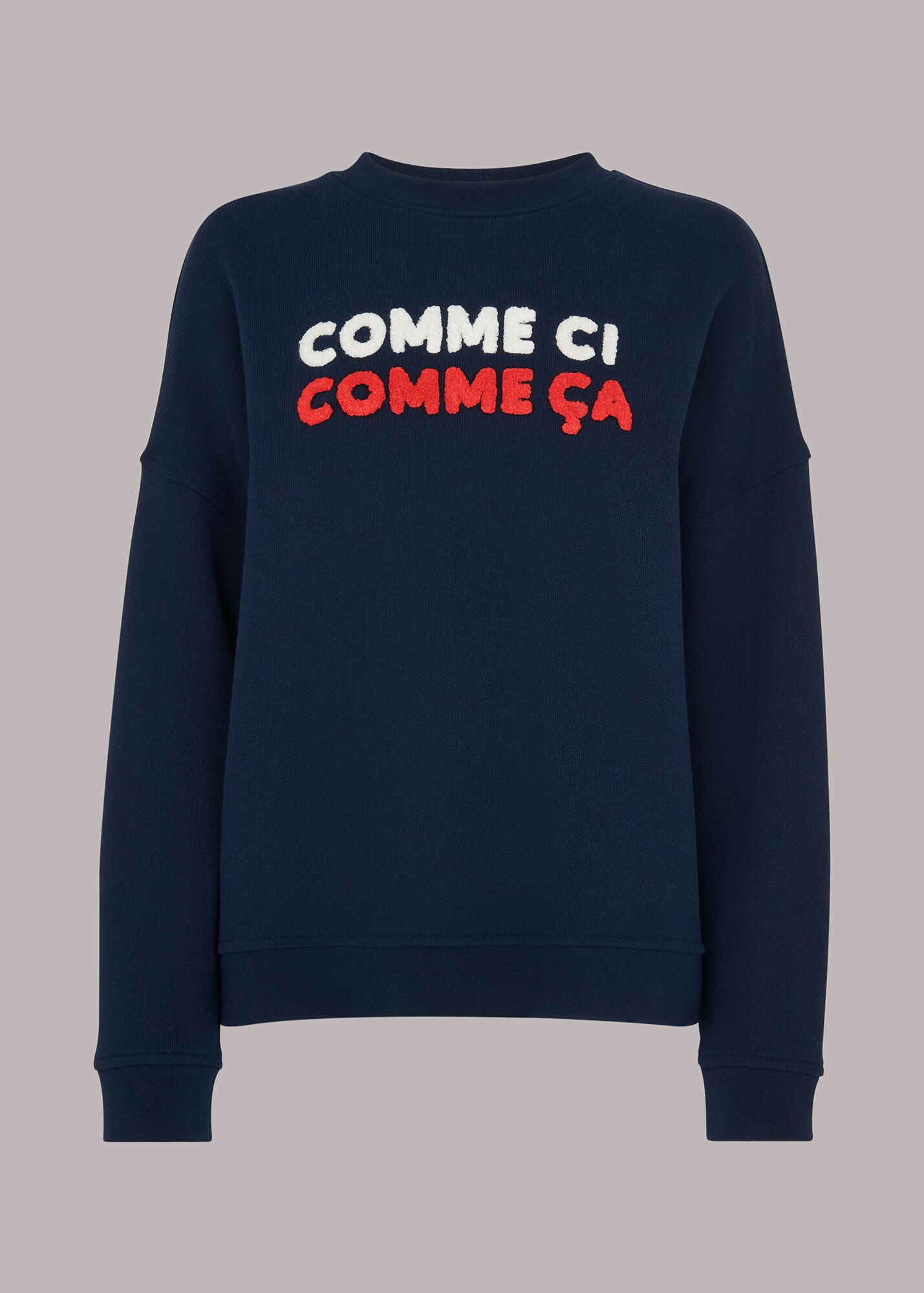 Navy Comme Ci Comme Ca Sweat WHISTLES Whistles US