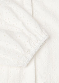 Broderie Midi Dress