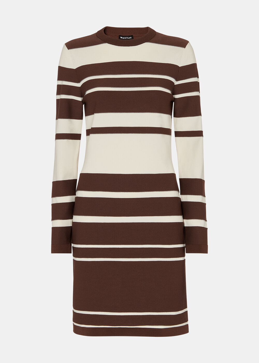 Variegated Stripe Knit Dress